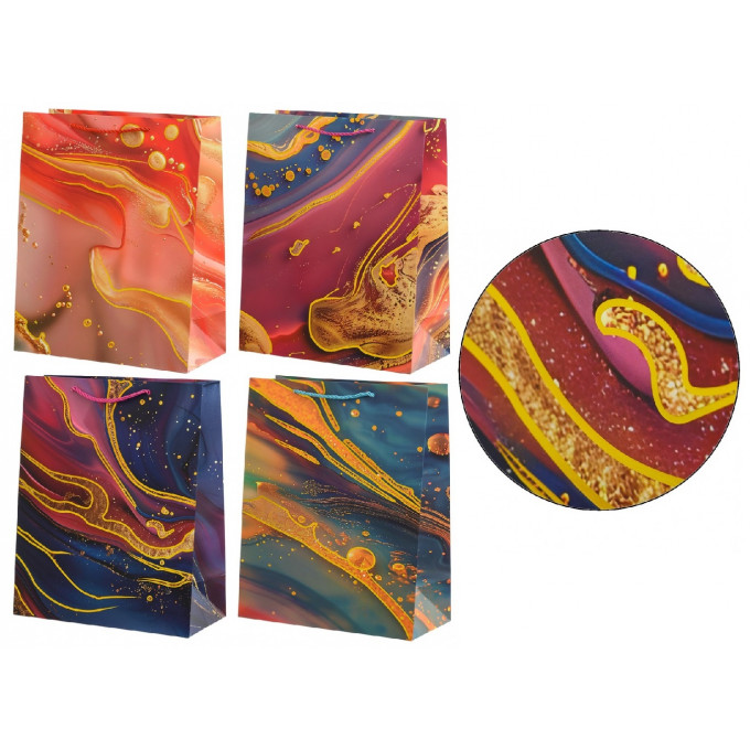 Пакет подарочный 26*32*12 см ГАЛАКТИКА