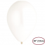 Воздушный шар латексный без рисунка 10"/01 Пастель Белый/White 100 шт