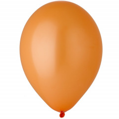 Воздушный шар латексный без рисунка 10"/04 Пастель Оранжевый/Orange