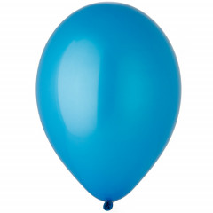 Воздушный шар латексный без рисунка 10"/10 Пастель Синий/Blue
