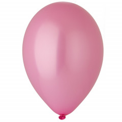 Воздушный шар латексный без рисунка 10"/33 Металлик Розовый/Rose