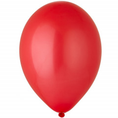 Воздушный шар латексный без рисунка 12"/05 Пастель Красный/ Red