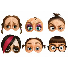 Набор карнавальных масок (девушки) ПРЕДЗАКАЗ