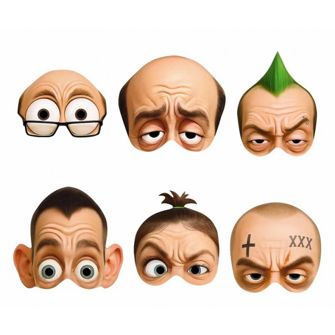 Набор карнавальных масок (мужчины) ПРЕДЗАКАЗ