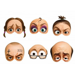 Набор карнавальных масок (девушки+мужчины) ПРЕДЗАКАЗ