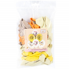 Воздушный шар латексный с рисунком 14" пастель ПушМяу