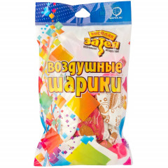 Шар с рисунком 12" пастель шелкография У нас Девочка золото