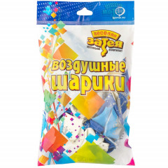 Воздушный шар латексный с рисунком 12" пастель шелкография У нас Мальчик серебро