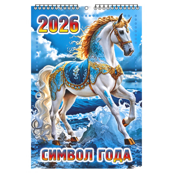 Календарь настенный перекидной малый на 2026 год "Символ года"
