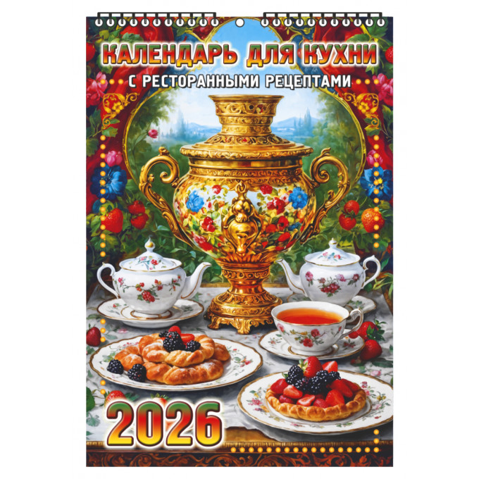 Календарь настенный перекидной малый на 2026 год "Календарь для кухни"