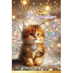 Открытка "Чудесного Дня рождения"