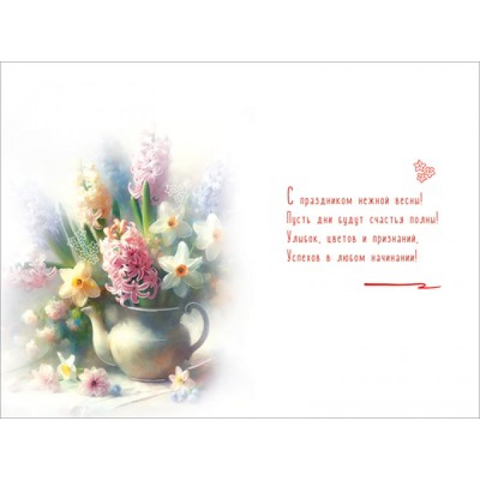 Открытка "С праздником 8 Марта!"