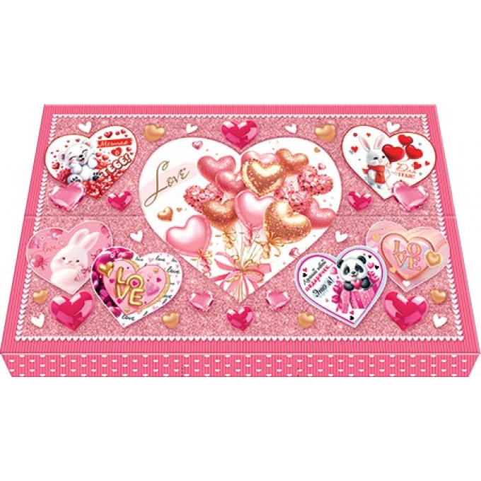 Набор мини-открыток LOVE МИКС 140 шт