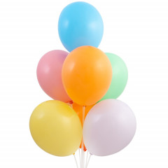 Воздушный шар латексный 14" Пастель ассорти MACARON 50 шт
