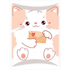 Коробочка для подарка без надписи (кошечка)