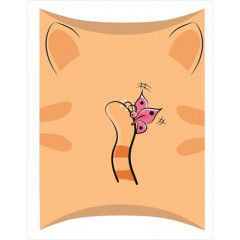 Коробочка для подарка без надписи (тигрёнок)