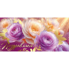 Конверт для денег "Поздравляем!"