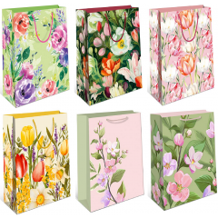 Пакет подарочный 26*32*12 см Женский Микс (6в*1)