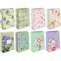 Пакет подарочный 26*32*12 см Женский Микс №1 (8в*1)