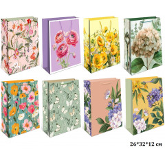 Пакет подарочный 26*32*12 см Женский Микс №2 (8в*1)