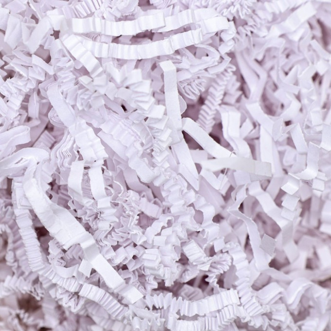 Наполнитель для коробок пергамент белый (белый) 100гр.