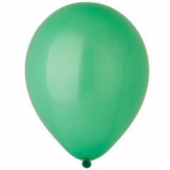 Воздушный шар латексный без рисунка 5"/13 Пастель Зеленый/ Green
