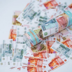 Пневмохлопушка в металлической тубе 20см Рублевый бум