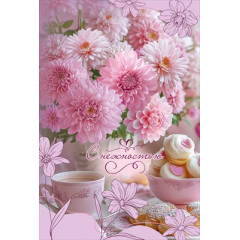 Открытка "С нежностью"