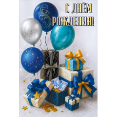 Открытка "С Днём рождения!"