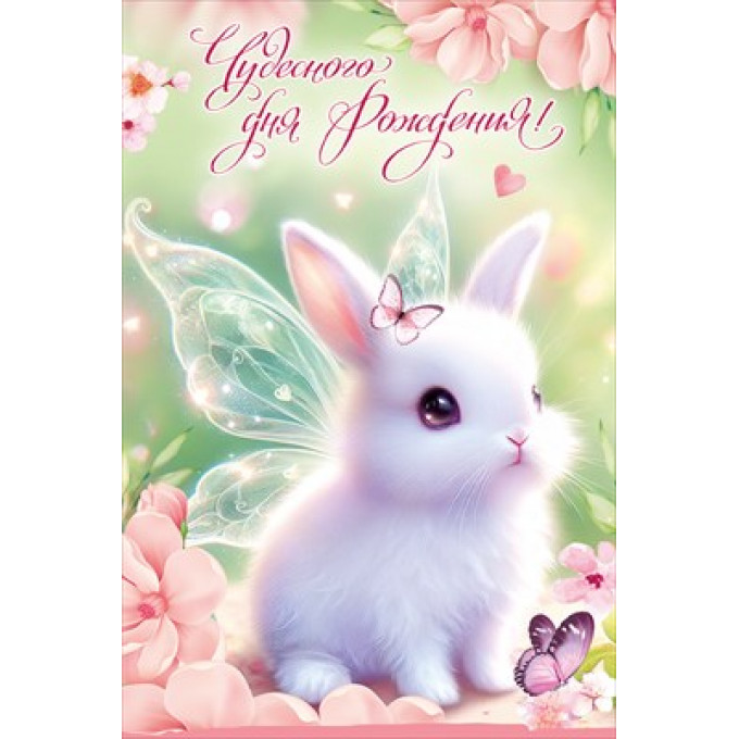 Открытка "Чудесного дня Рождения!"