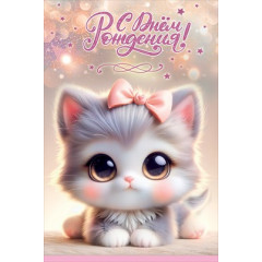 Открытка "С Днём рождения!"