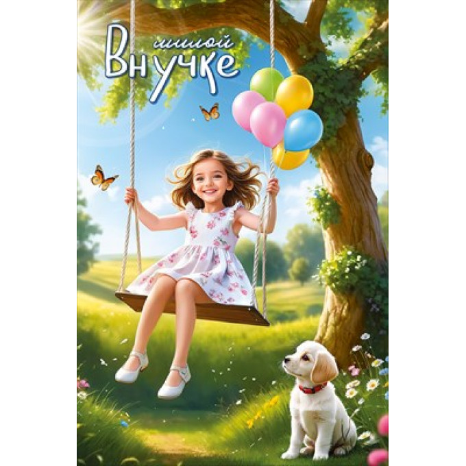 Открытка "Милой Внучке"