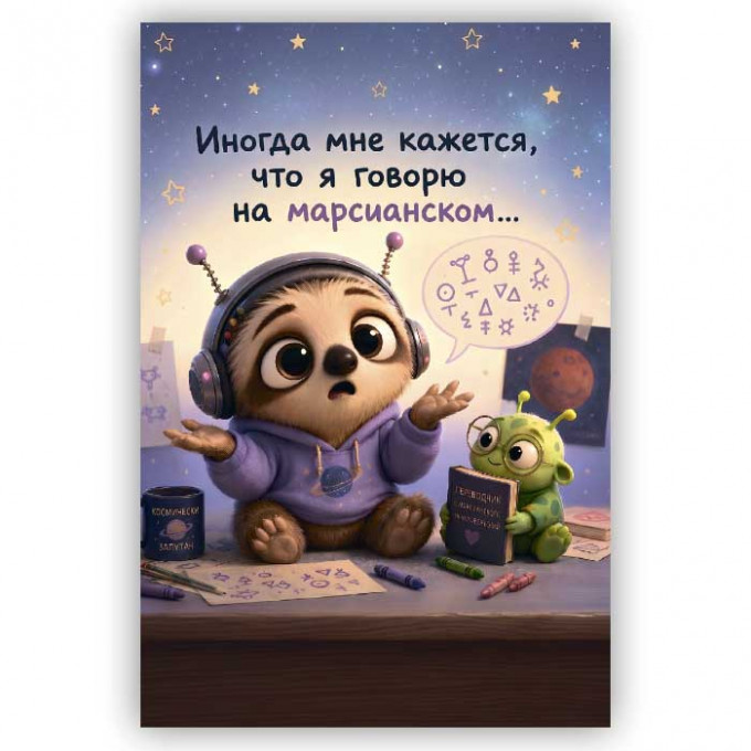 Открытка с конвертом Иногда мне кажется...