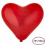 Воздушный шар латексный Сердце 12" Кристалл Красное
