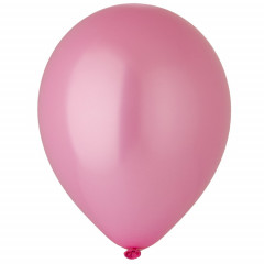 Воздушный  шар латексный без рисунка 5"/33 Метал Розовый/Rose