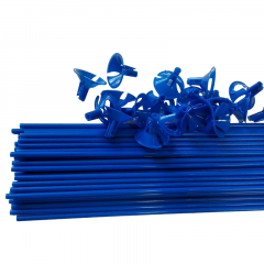 Комплект палочка-розетка синий (100 шт)