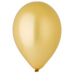 Воздушный шар латексный без рисунка 12"/74 Металлик Золотистый/Dorato