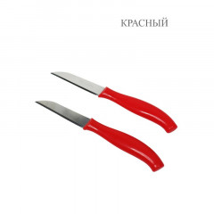 Нож для флористов МС-58, 16см, длина лезвия 6,5см, красные ручки (нержавеющая сталь 3cR13)