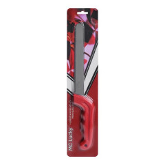 Нож для флористов МС-55, 36см*6см, длина лезвия 6,5см, красные ручки (нержавеющая сталь 2cR13)