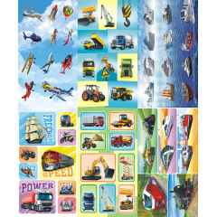 Альбом наклеек А6 Транспорт