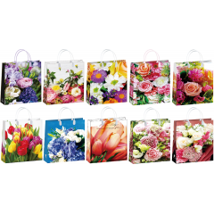 Сумка пластиковая мягкая 32*42 см Женский Микс (10в*1)