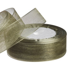 Лента органза 25мм*25ярд ХАКИ