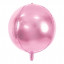 Воздушный шар без рисунка СФЕРА 3D 16" Металлик Light Pink