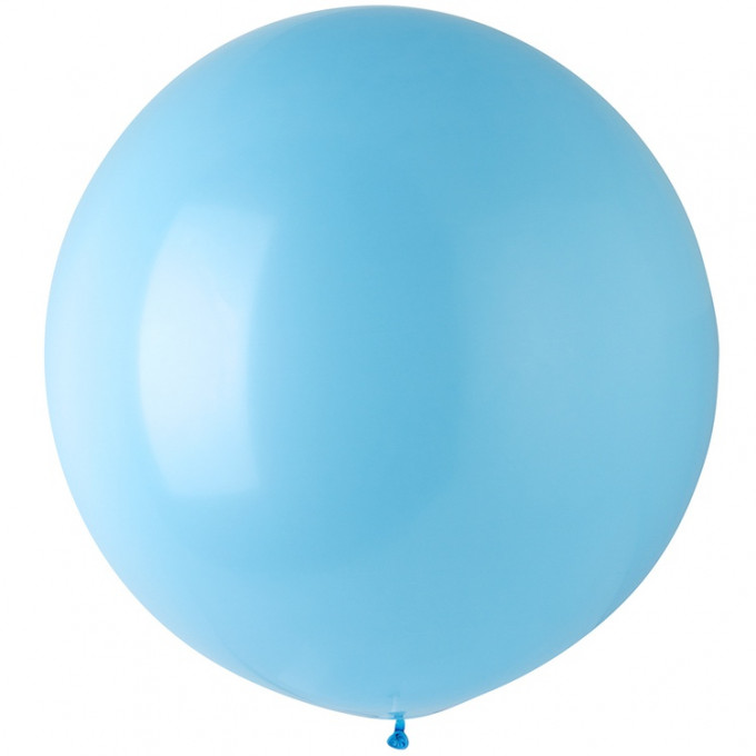 Воздушный шар латексный без рисунка 24" Стандарт Macaron Sky Blue