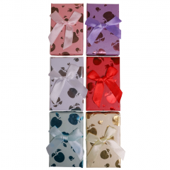 Коробка ювелирная 5*8*2,5 см ЯБЛОКО микс