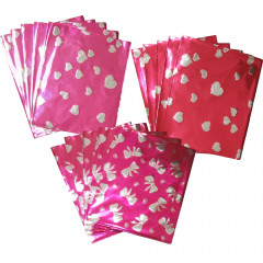 Пакет подарочный 100*120мм ассорти