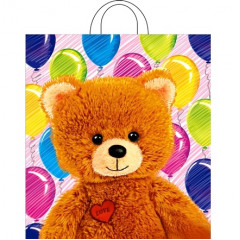 Пакет П/Э с петлевой ручкой 38*42 см (40мкм) Топтыжка