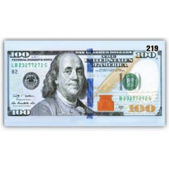 Конверт для денег деньги 100 долларов