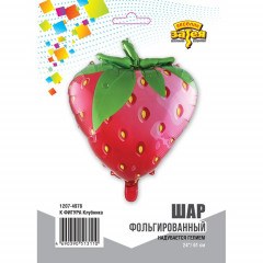 Воздушный шар фольгированный 24"/61 см Фигура Клубника