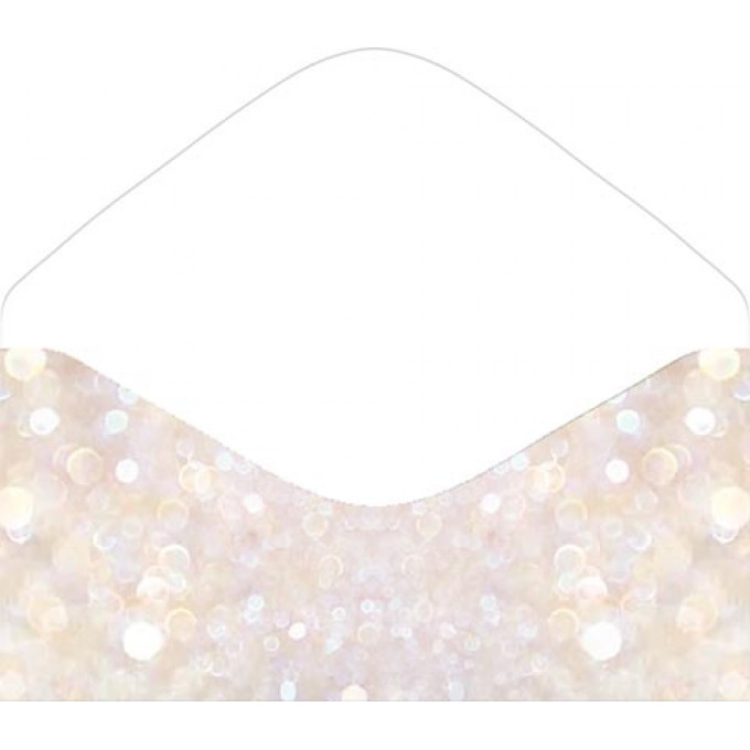 Конверт для денег С юбилеем! (золотые блестки)